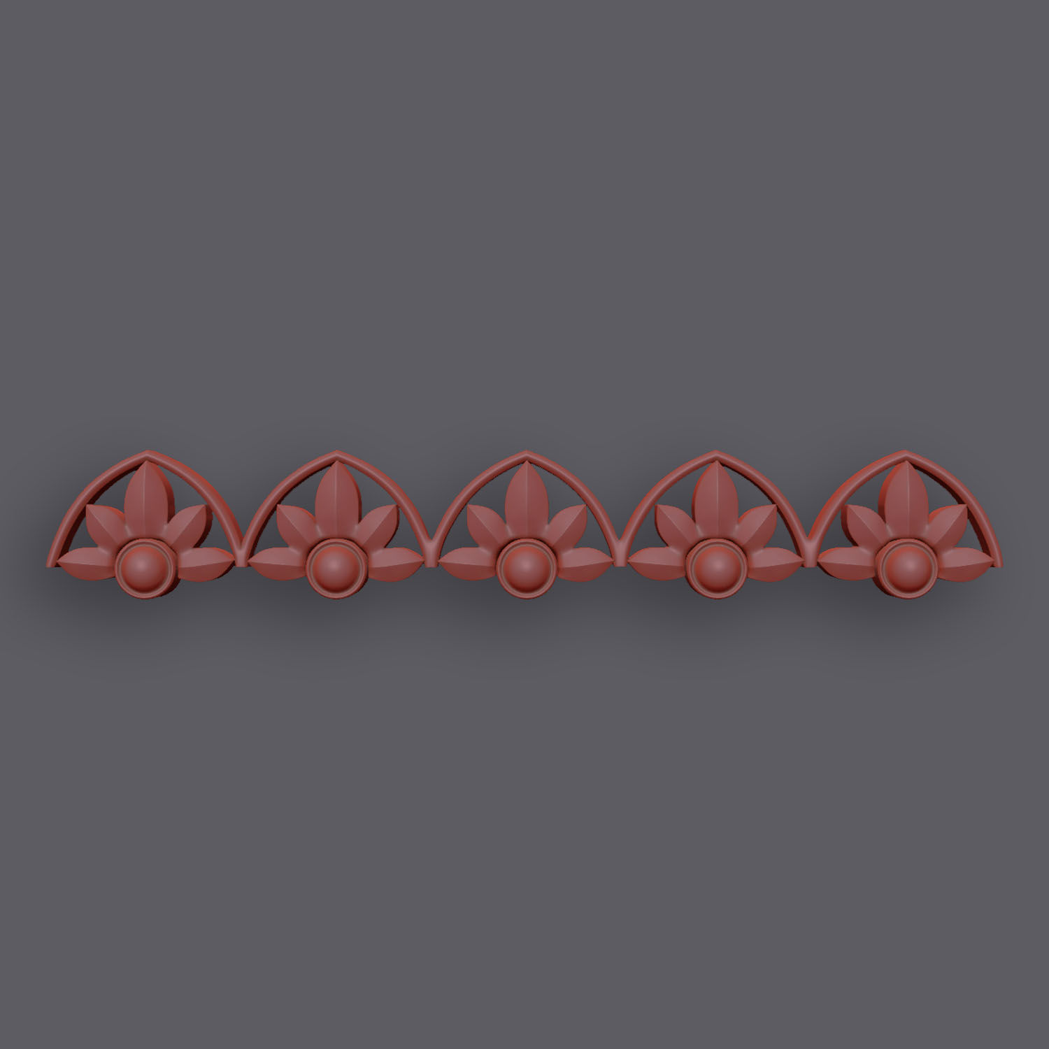 5 Borders Ornamental Pack 1 3D model_14