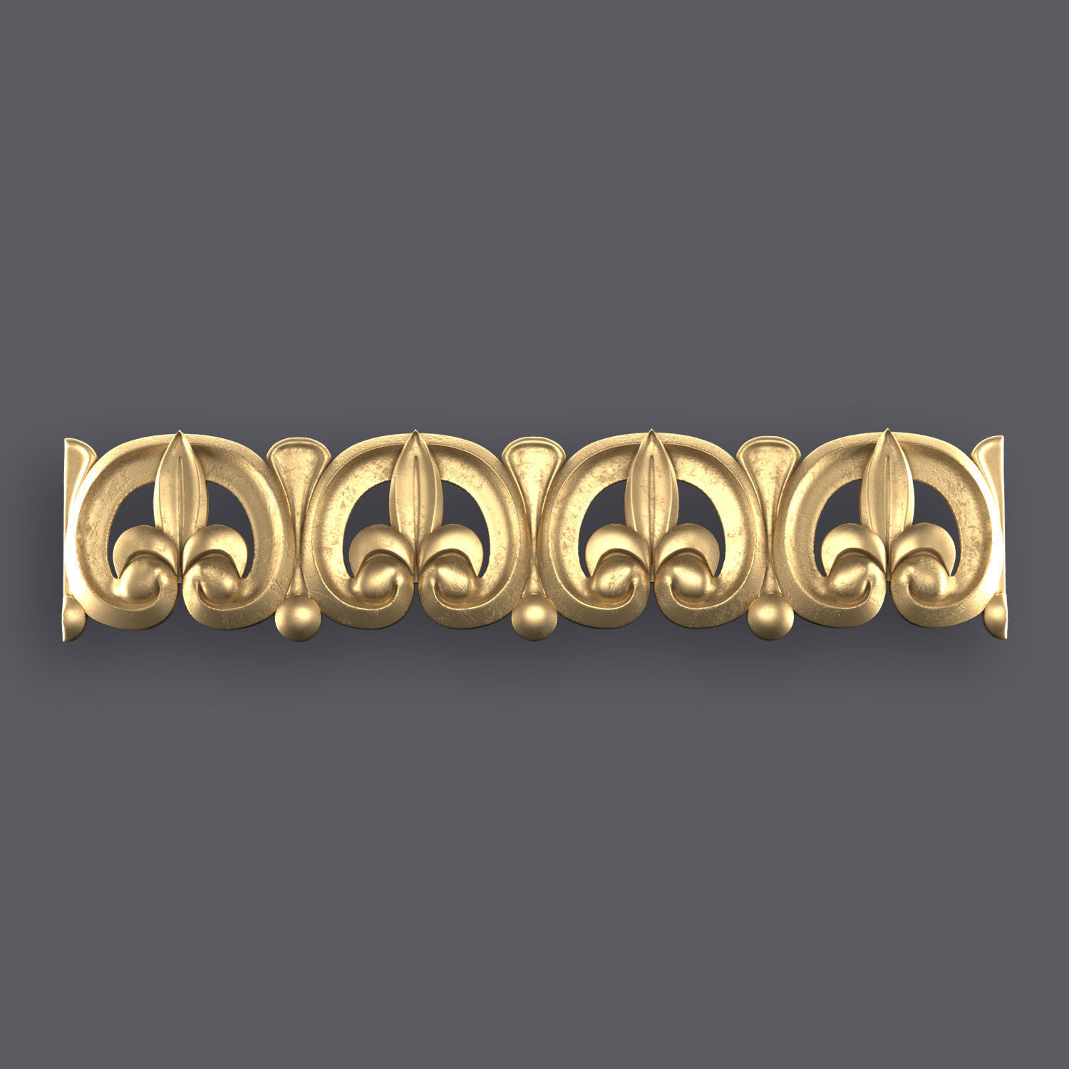 5 Borders Ornamental Pack 1 3D model_1