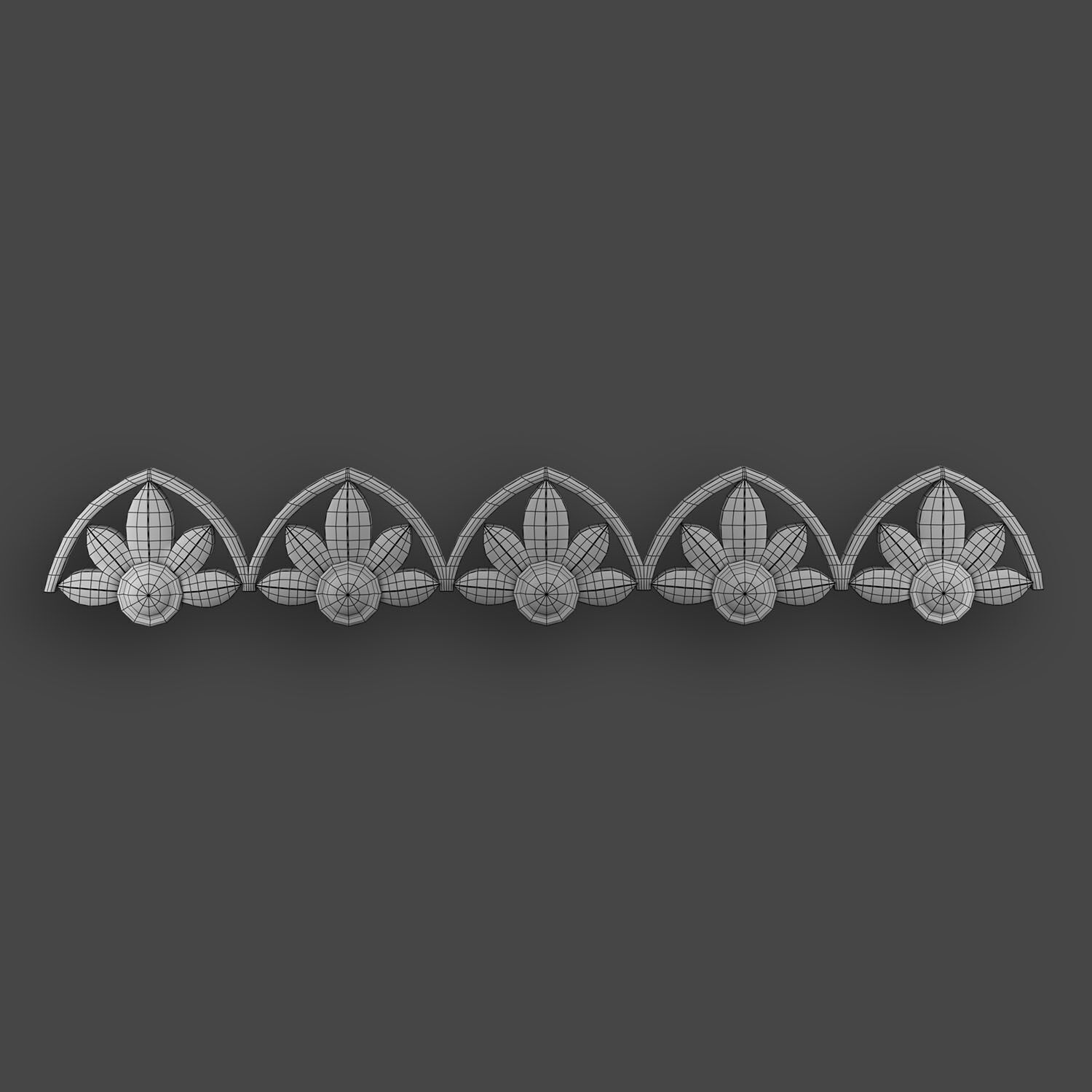 5 Borders Ornamental Pack 1 3D model_20