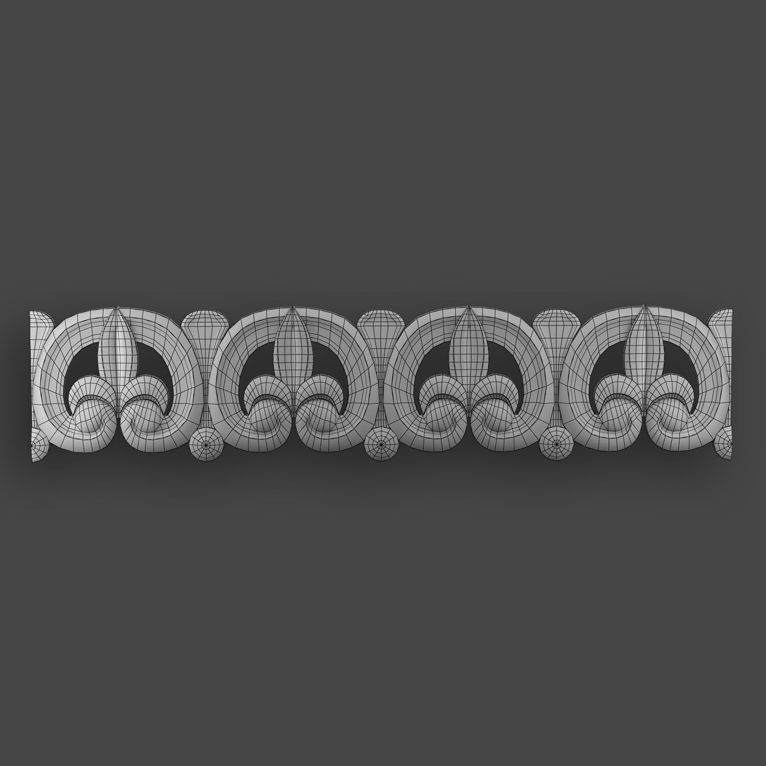 5 Borders Ornamental Pack 1 3D model_19