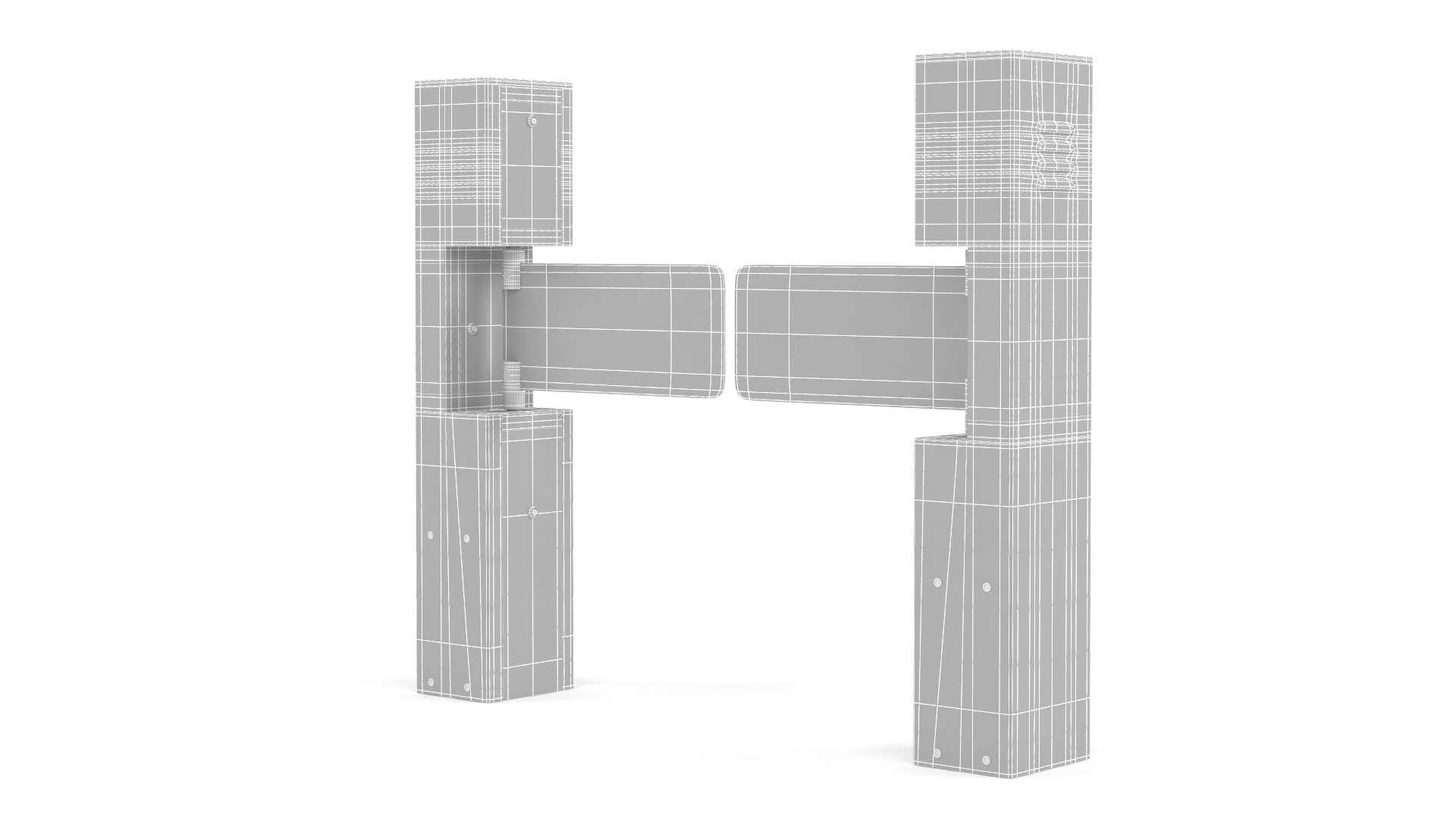 Turnstile Gate 3D model_9