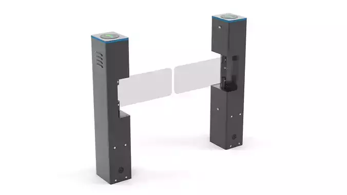 Turnstile Gate 3D model