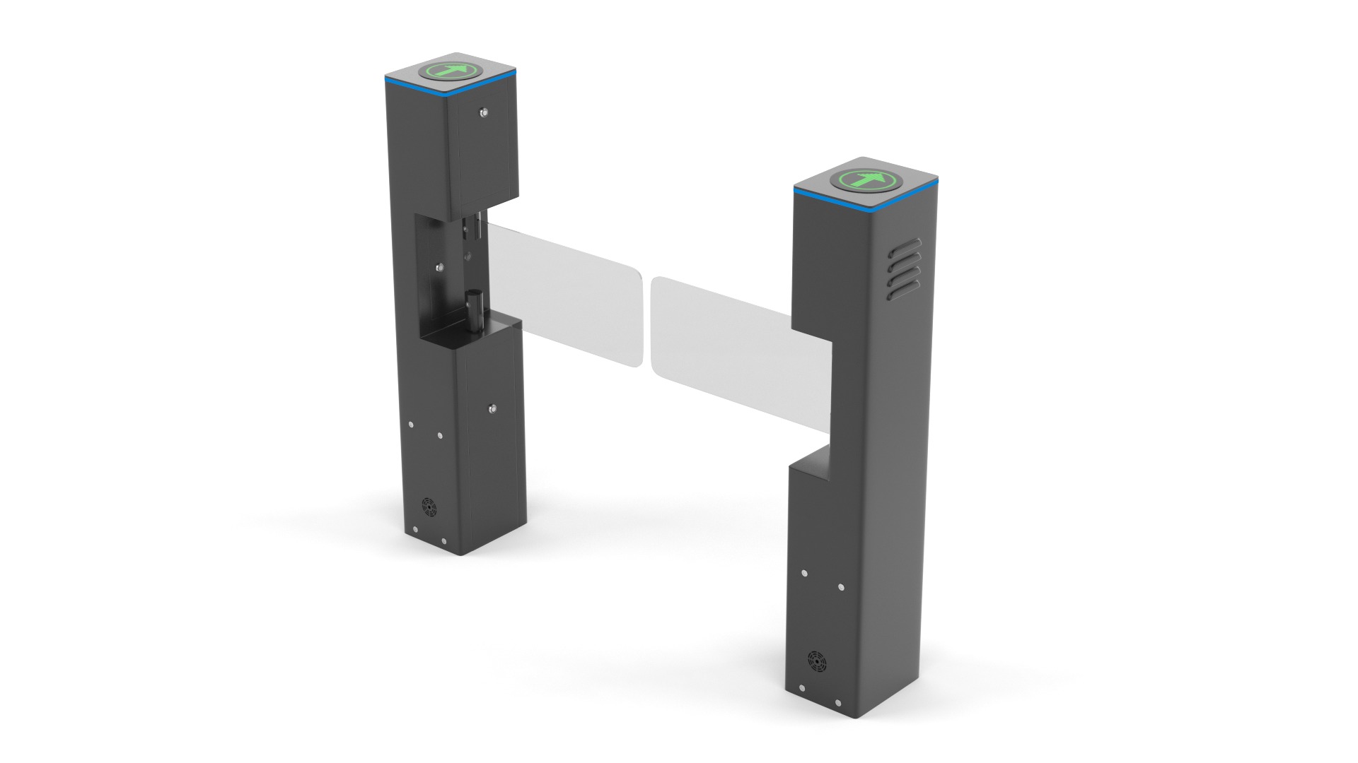 Turnstile Gate 3D model_2
