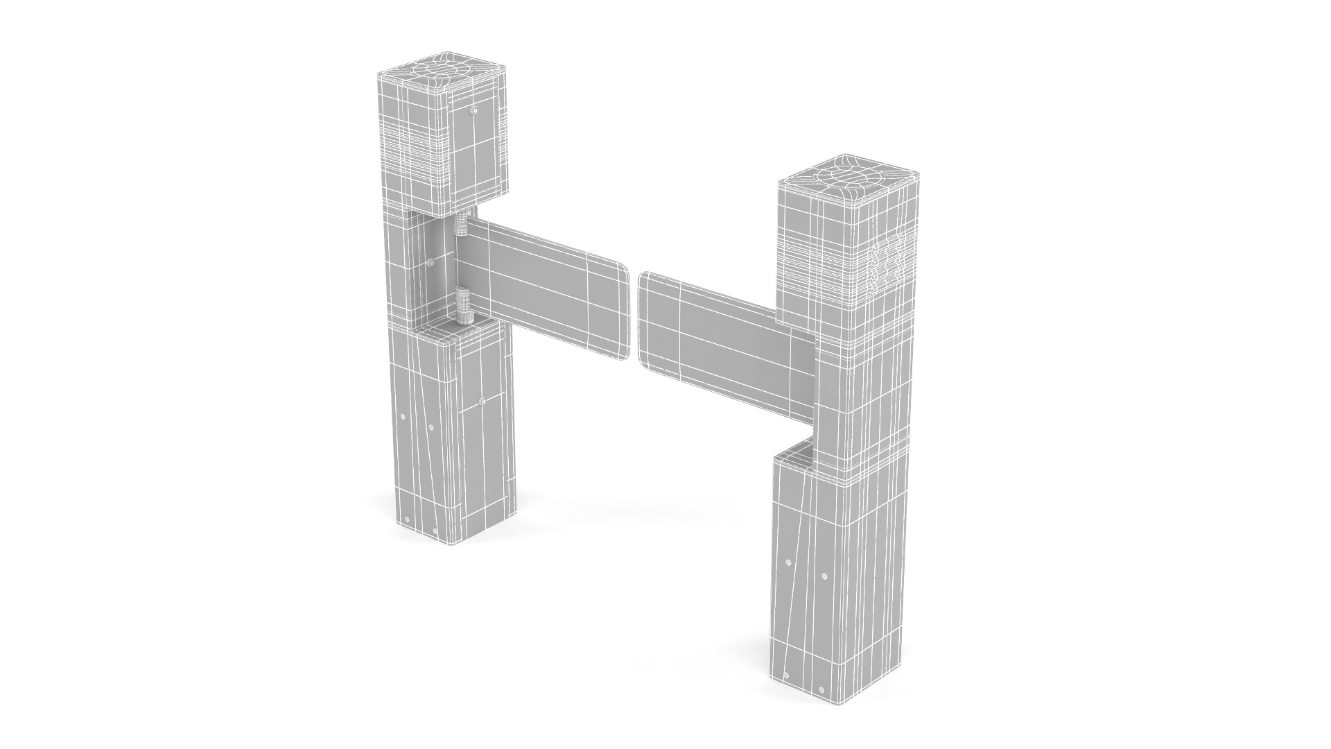 Turnstile Gate 3D model_7