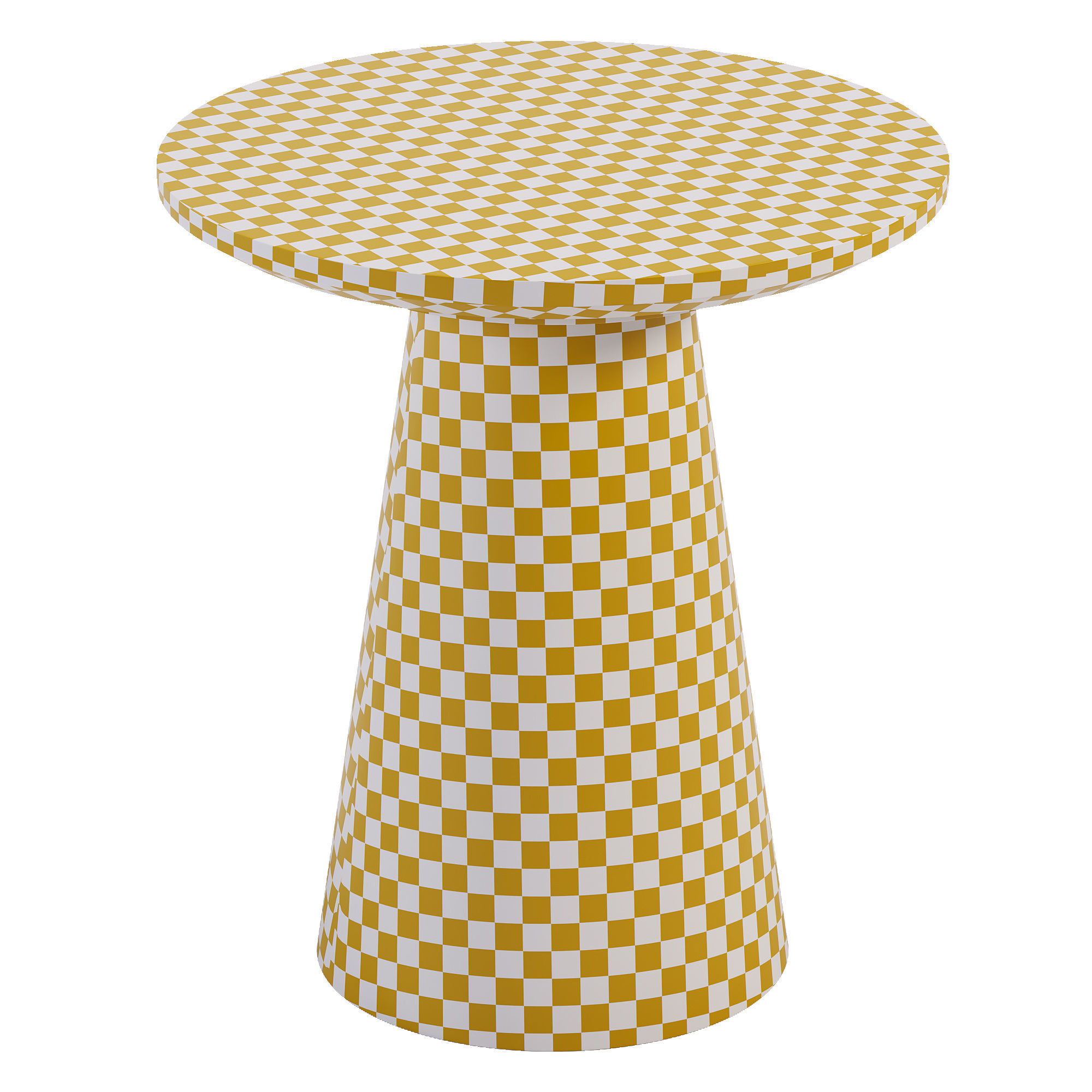 Lindsay Walnut Coffee Table Low-poly 3D model_2