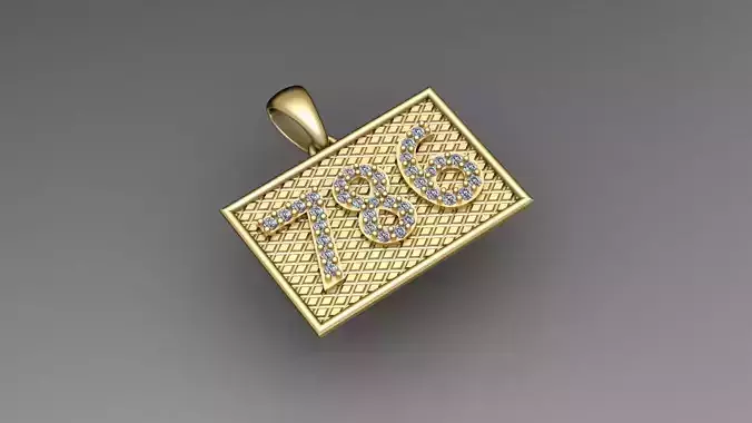 Islamic Locket 3D model
