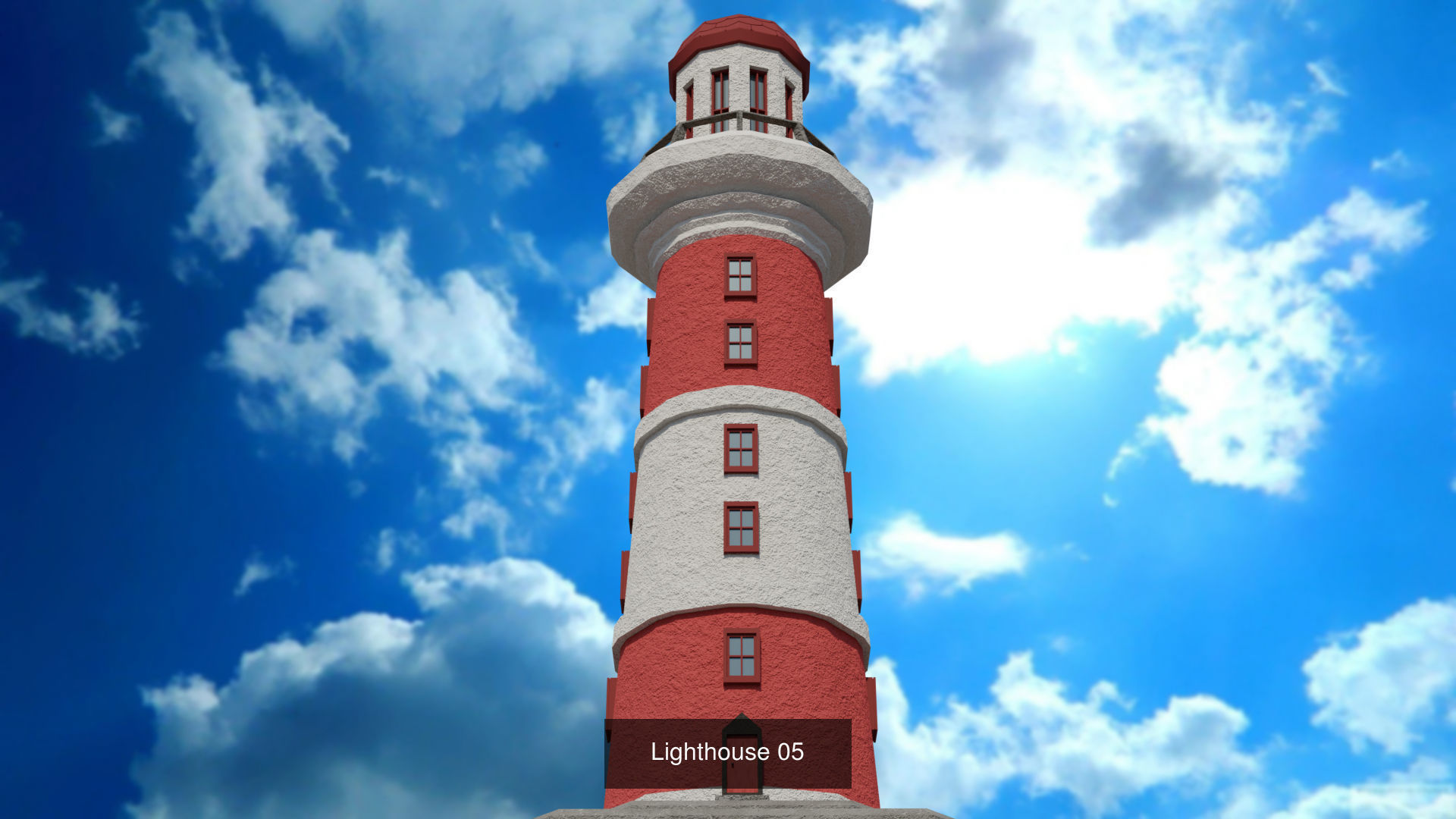 Lighthouse Packs Low Poly 3D Model 3D Model Collection_5
