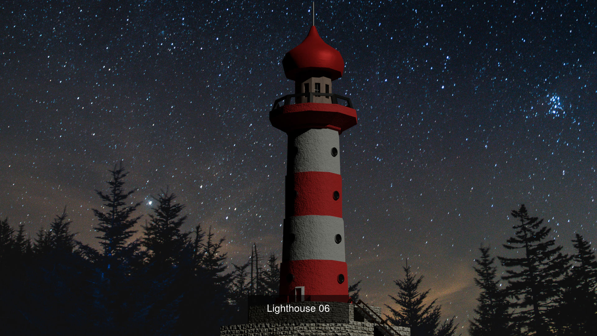 Lighthouse Packs Low Poly 3D Model 3D Model Collection_6