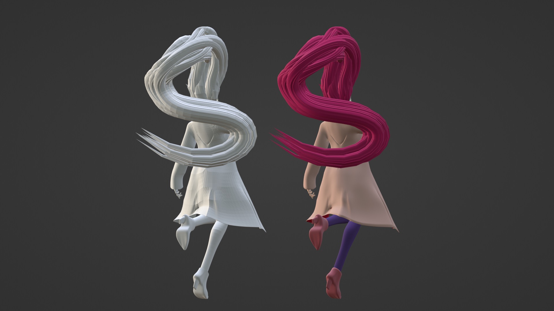 Aira Acrobatic Silky Form - Dandadan 3D model_17