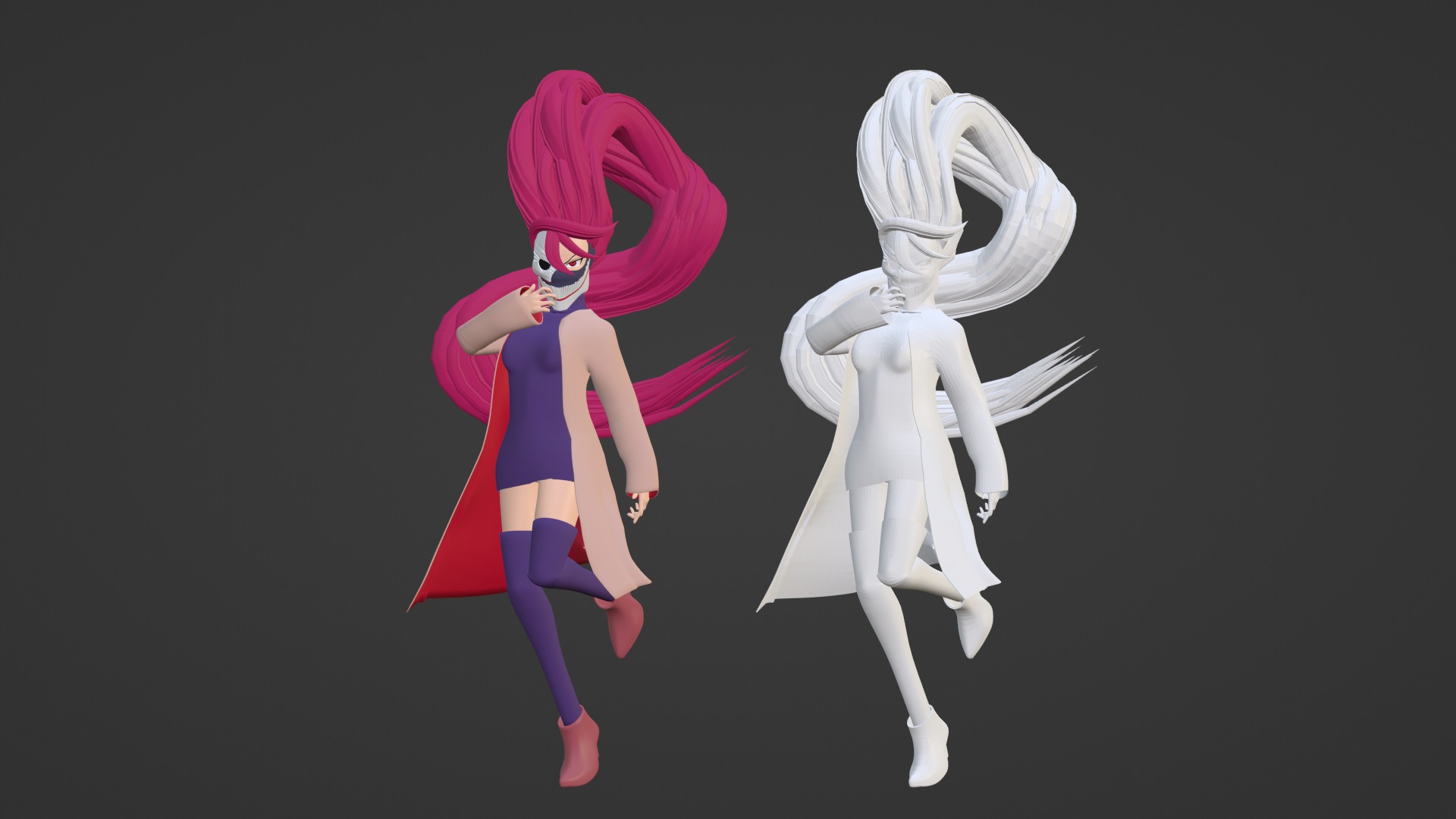 Aira Acrobatic Silky Form - Dandadan 3D model_16