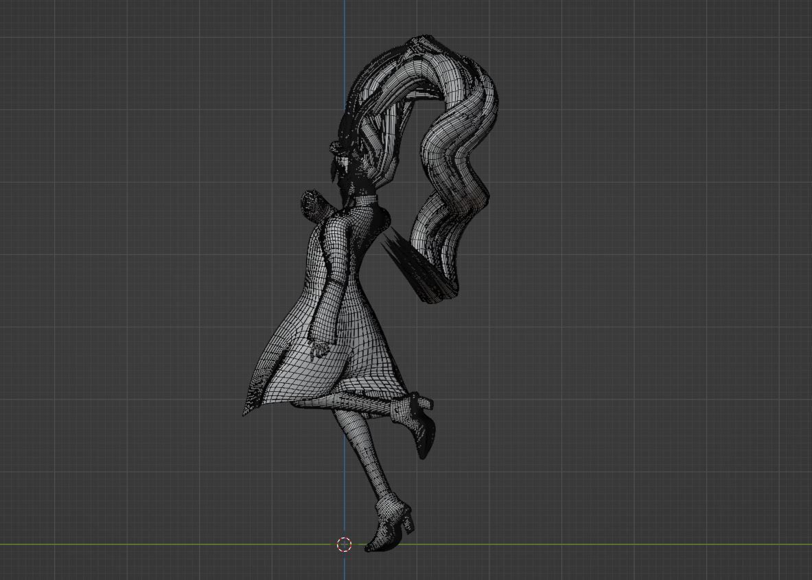 Aira Acrobatic Silky Form - Dandadan 3D model_10