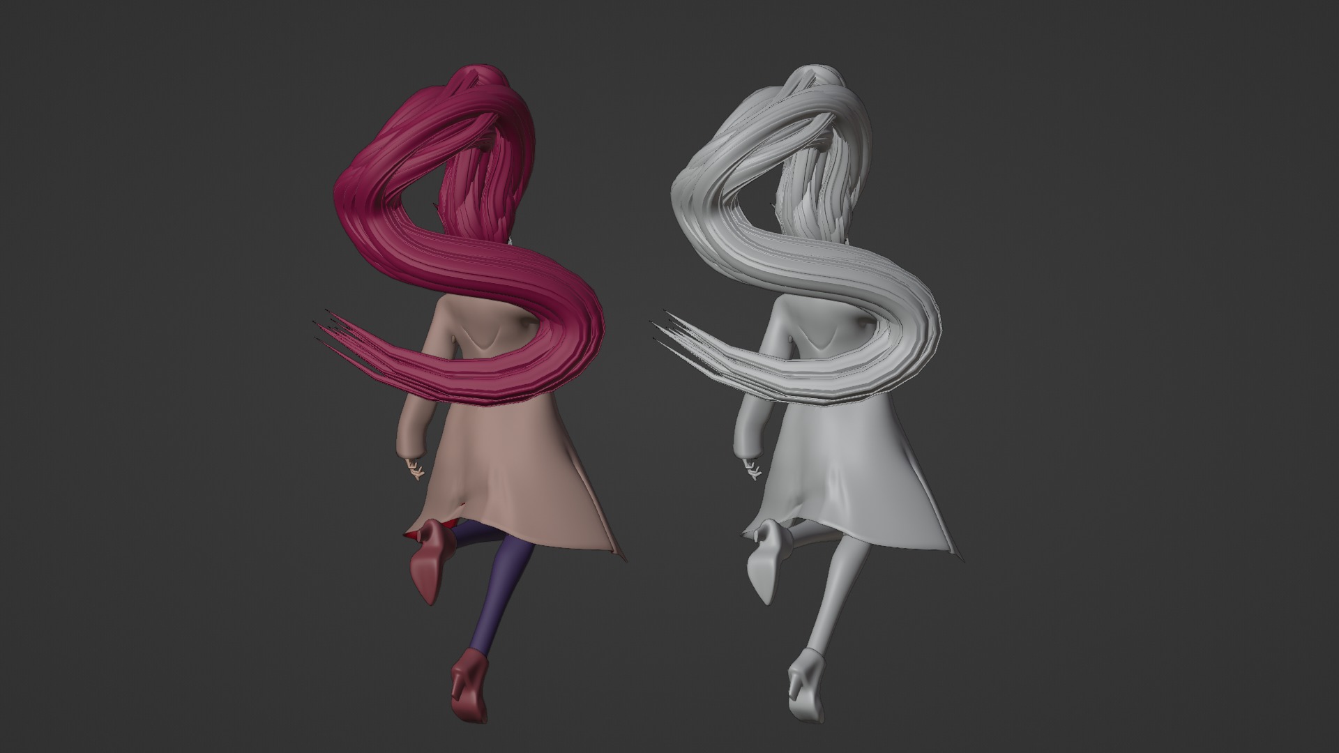 Aira Acrobatic Silky Form - Dandadan 3D model_19