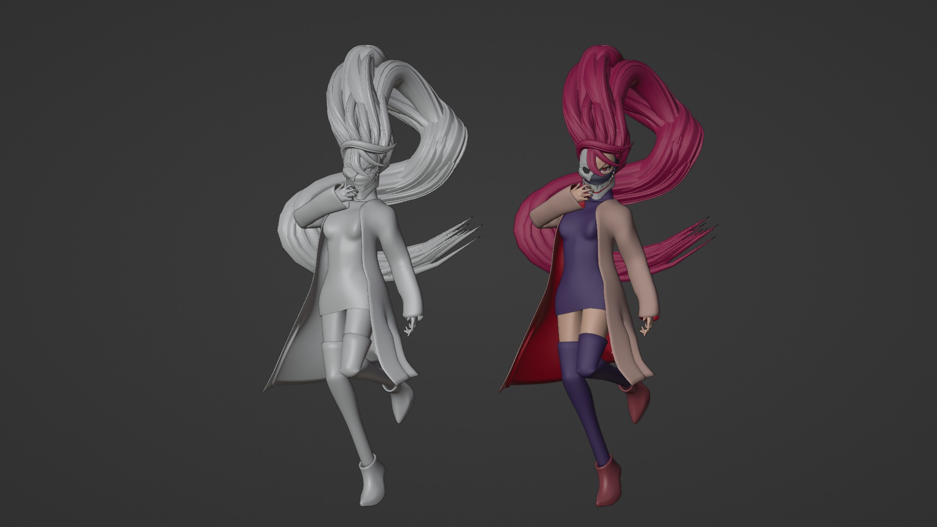 Aira Acrobatic Silky Form - Dandadan 3D model_18