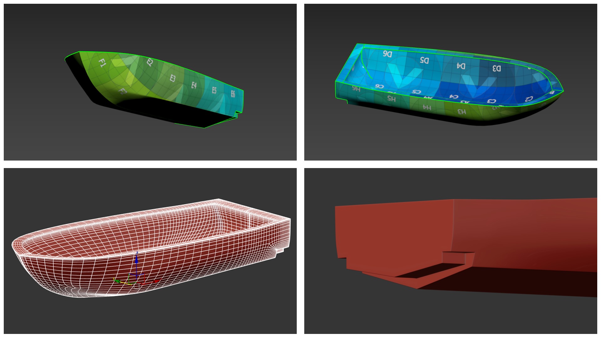 Simple Boat 3d Model Free 3D model_4