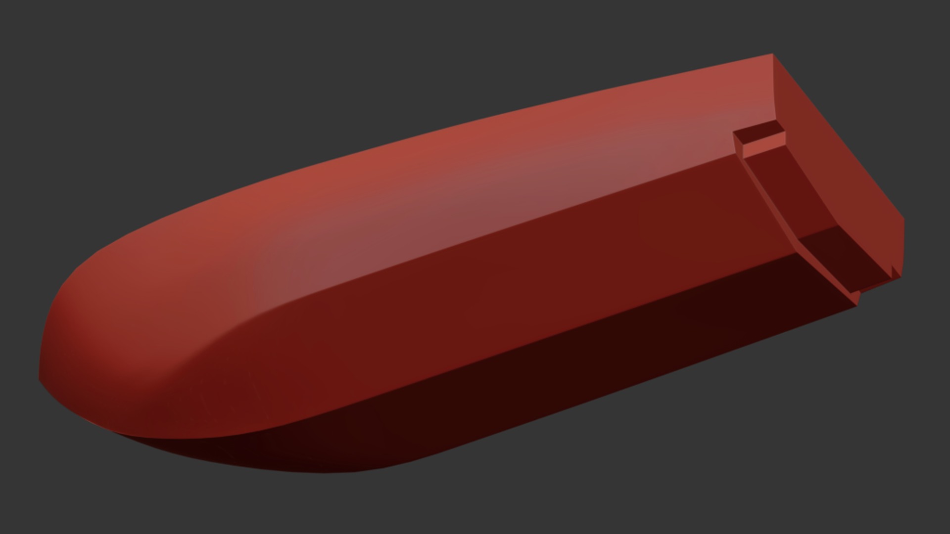 Simple Boat 3d Model Free 3D model_3