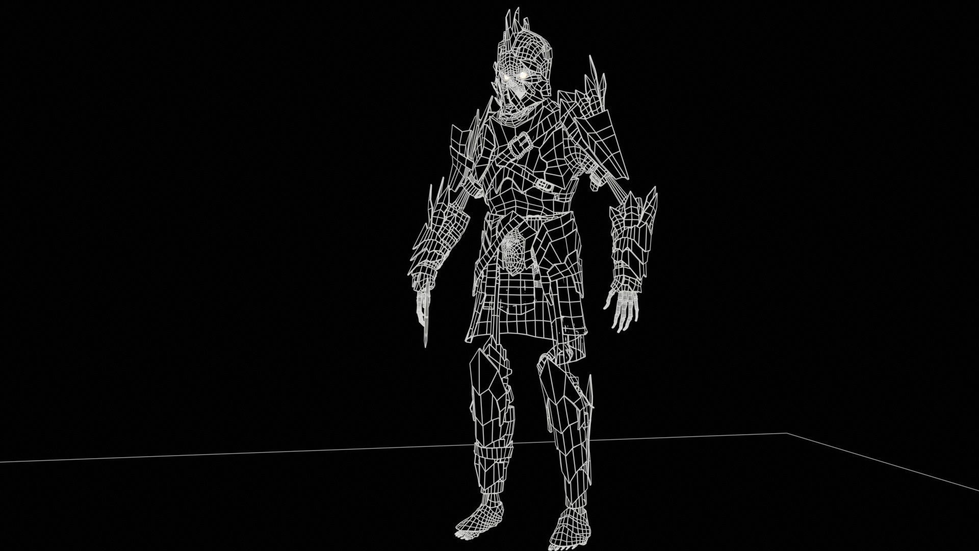 Skeleton6 Low-poly 3D model_13