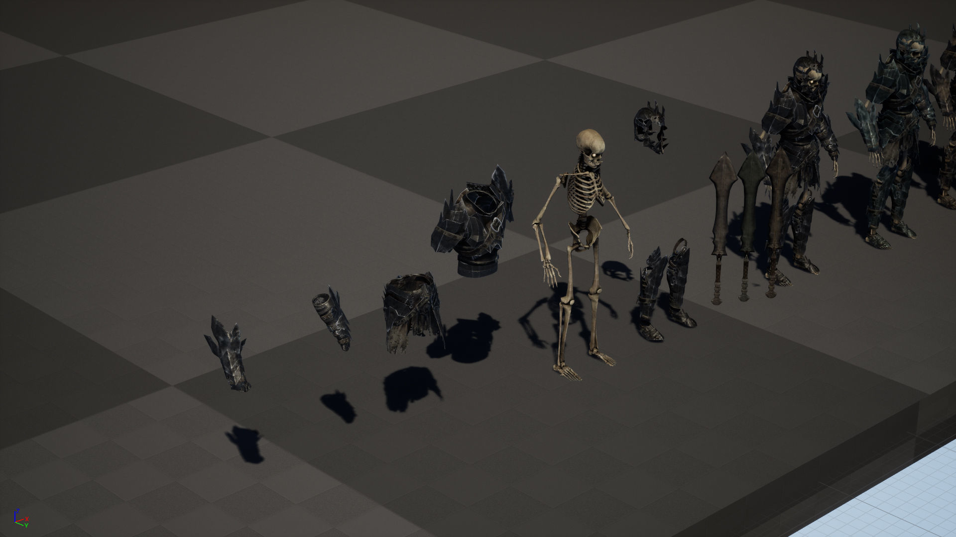 Skeleton6 Low-poly 3D model_29