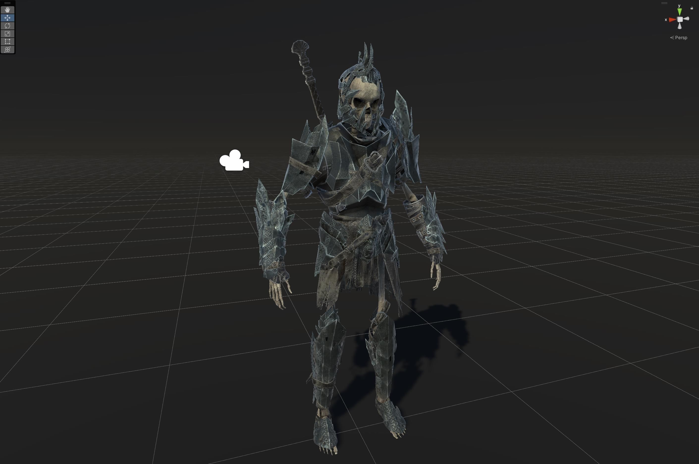 Skeleton6 Low-poly 3D model_37