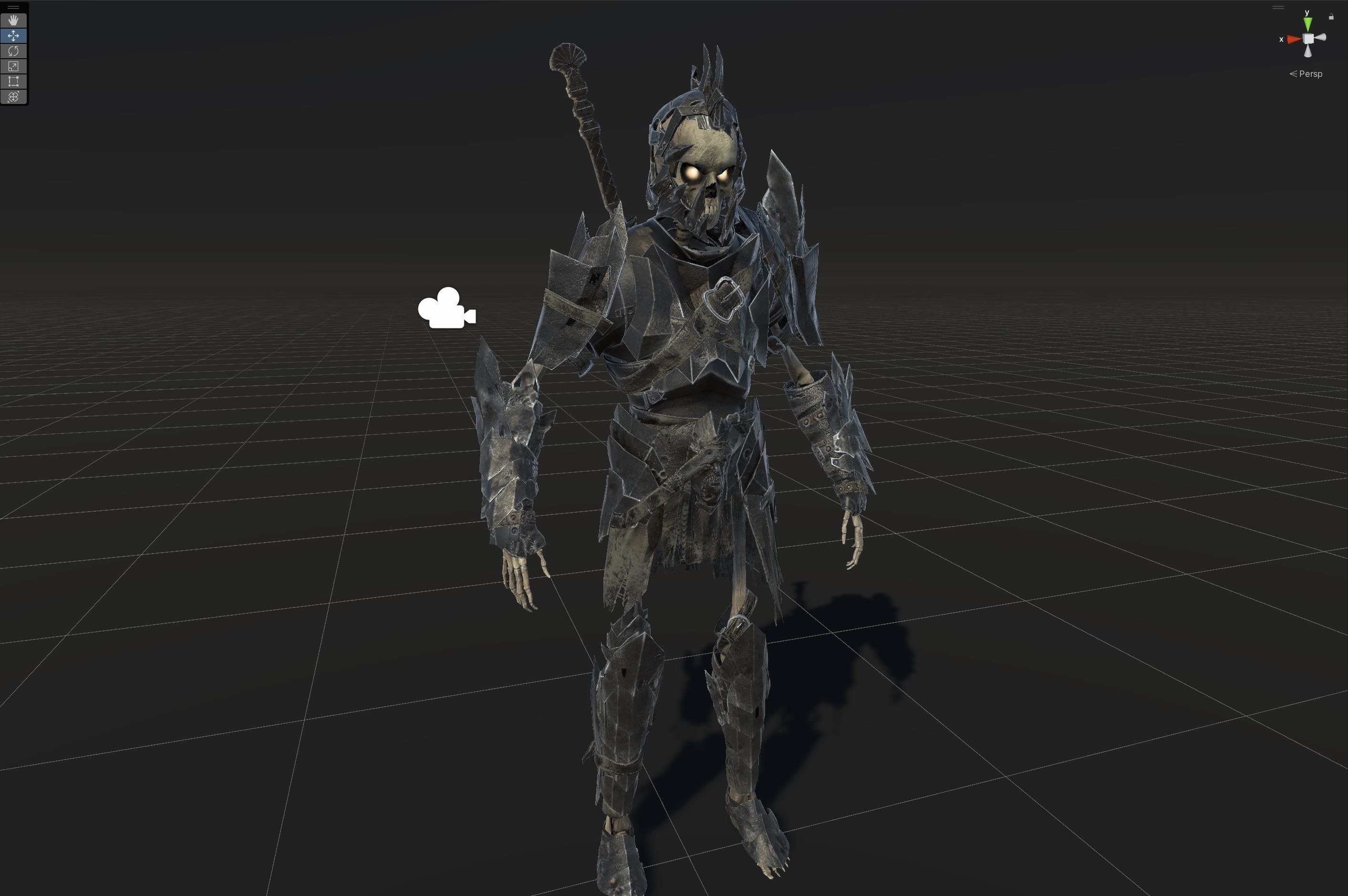 Skeleton6 Low-poly 3D model_36