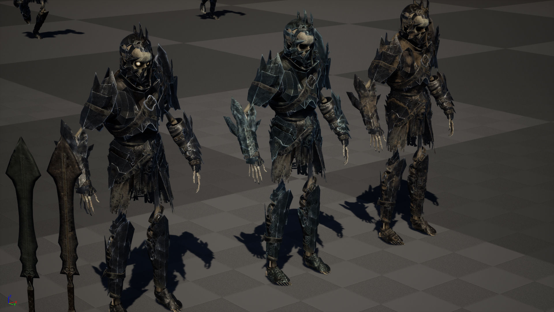 Skeleton6 Low-poly 3D model_30