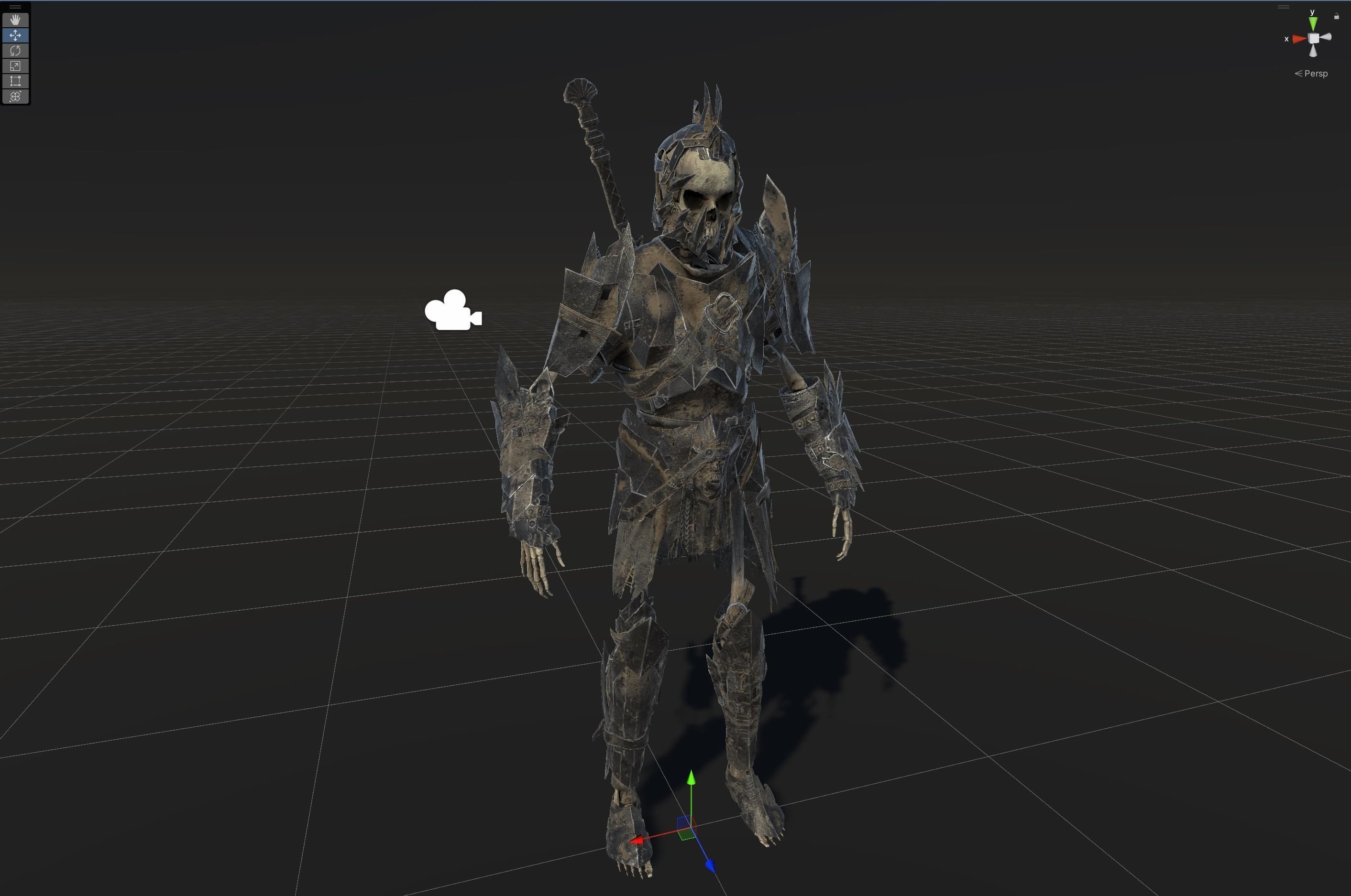 Skeleton6 Low-poly 3D model_35