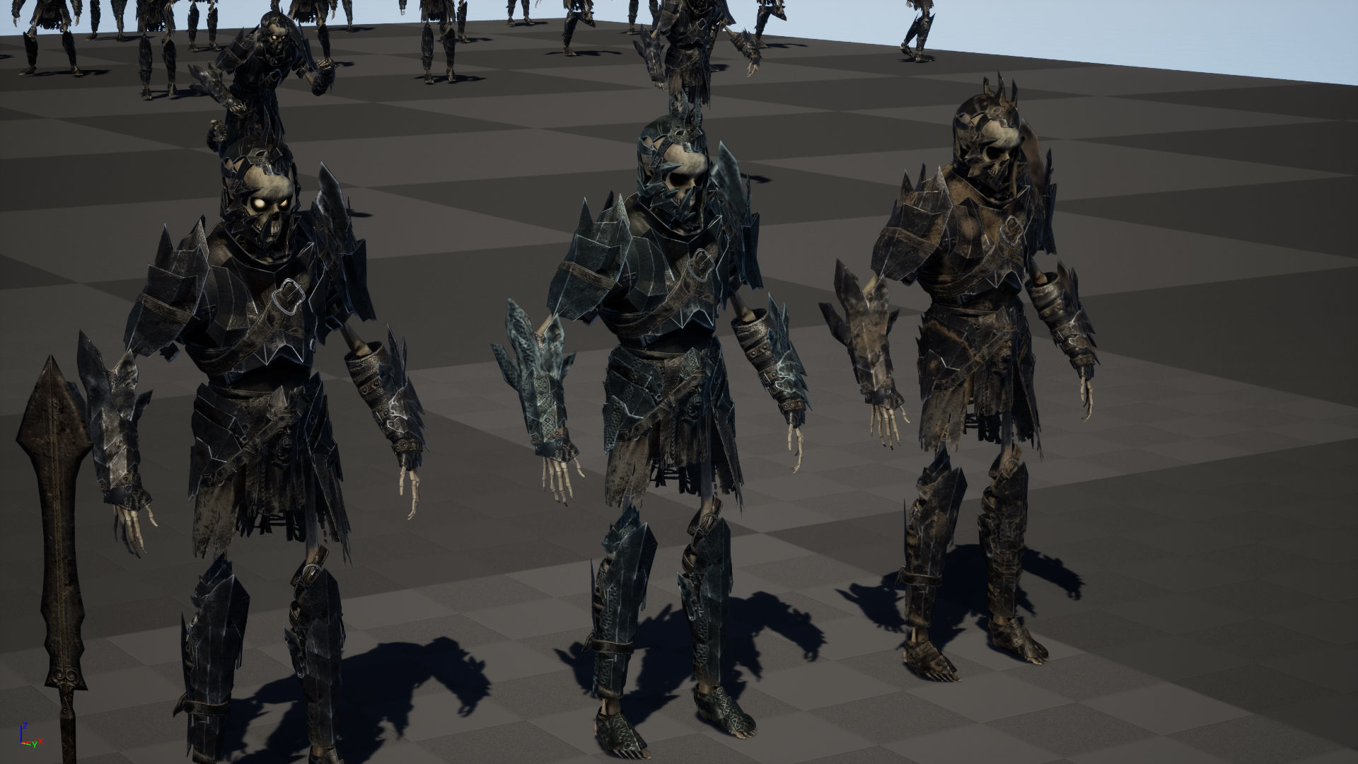 Skeleton6 Low-poly 3D model_32