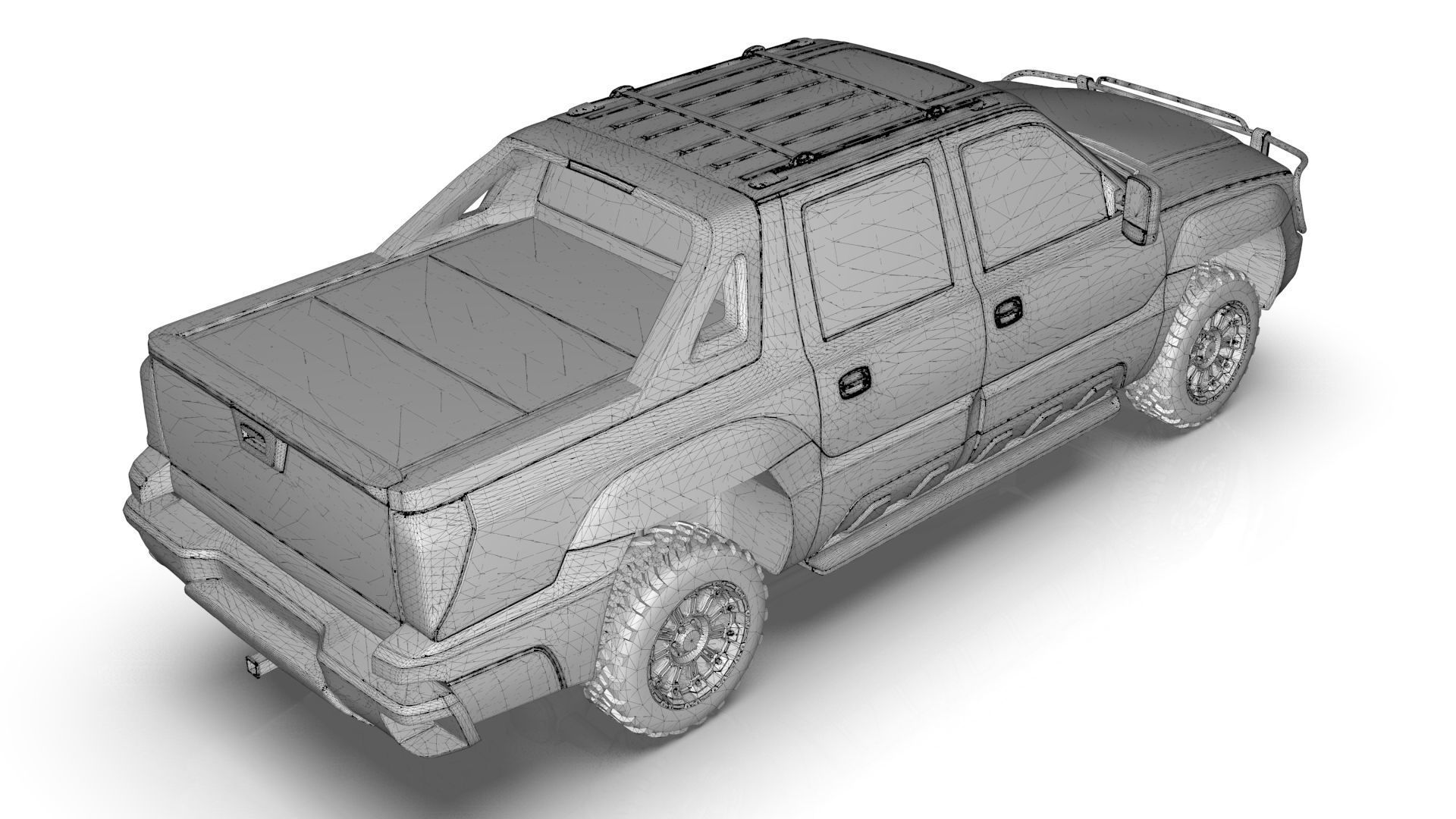 Chevrolet Avalanche 2002 3D model_9