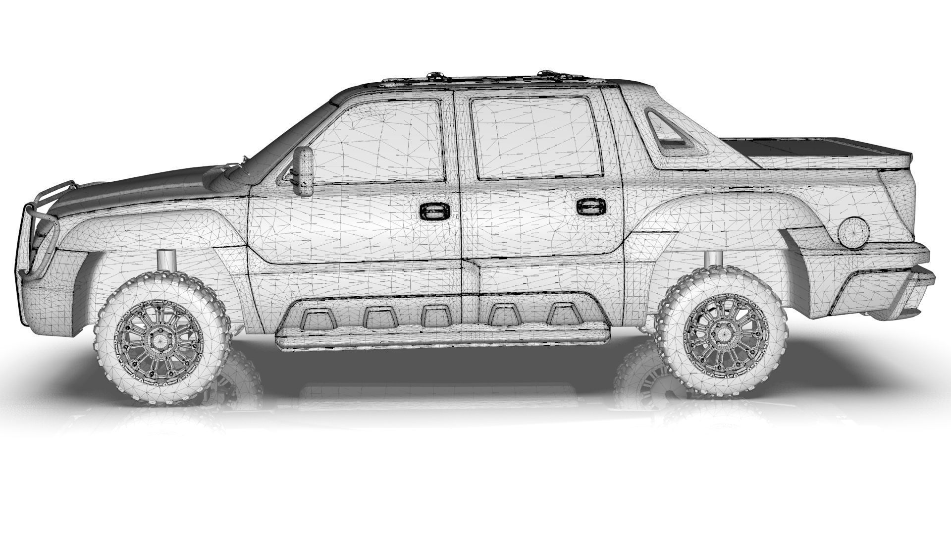Chevrolet Avalanche 2002 3D model_8