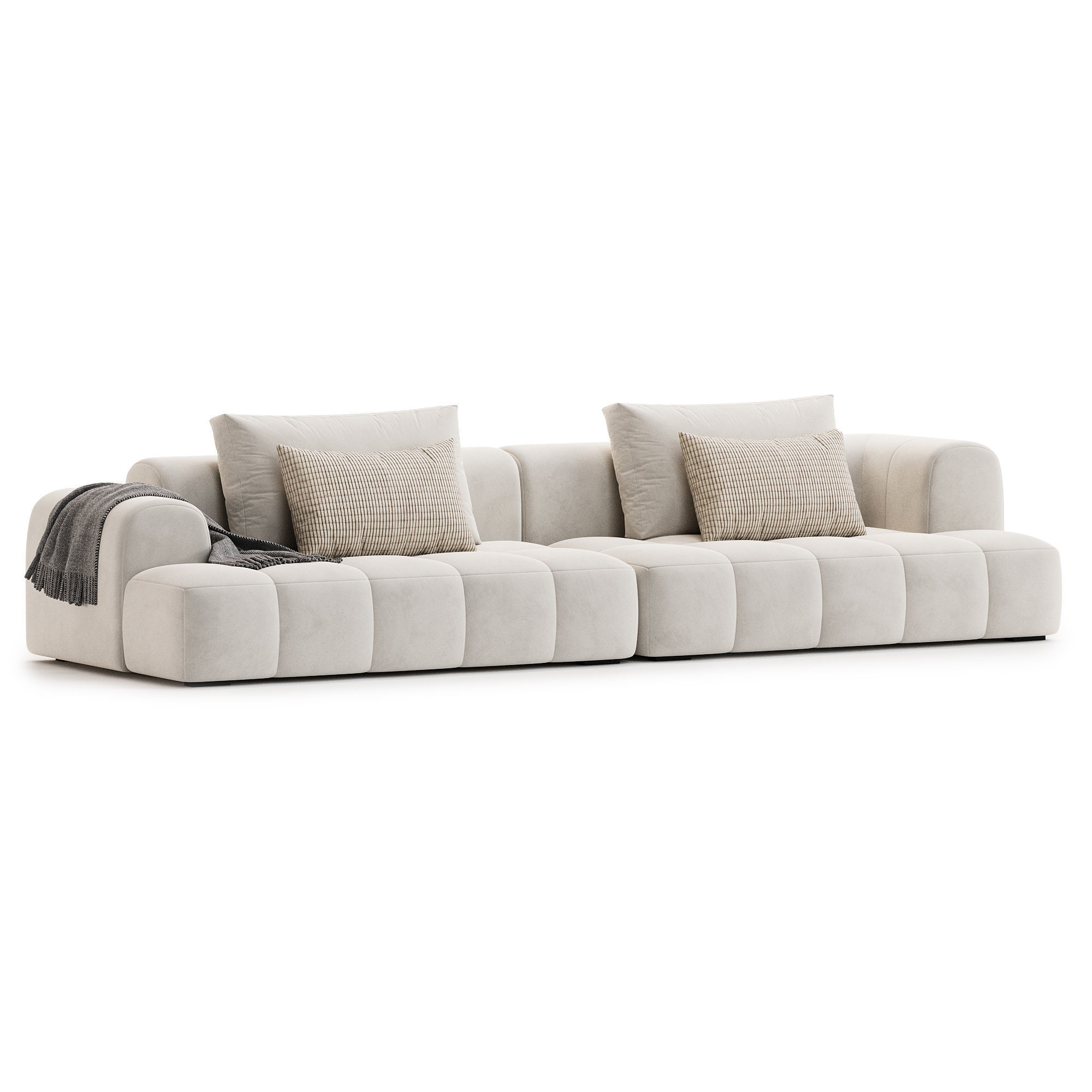 Extra Long Modern sofa 2 3D model_1