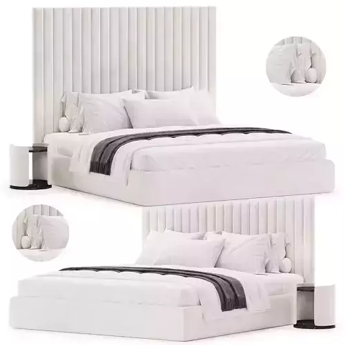 Bed ARONA by cazarina 3D model