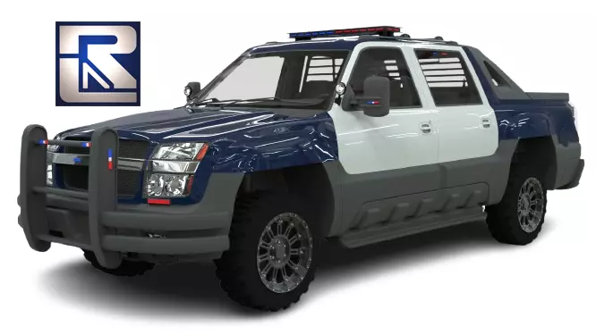 Avalanche Police Interceptor 2002 3D model