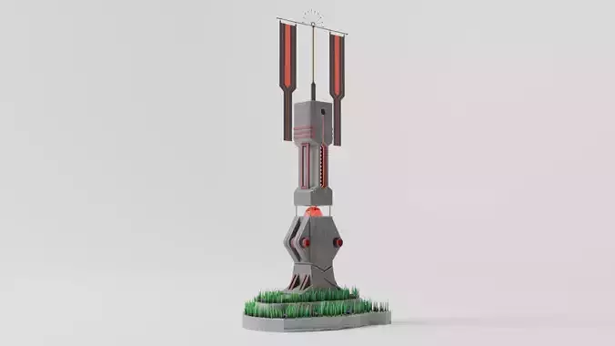 Futuristic Magic Tower