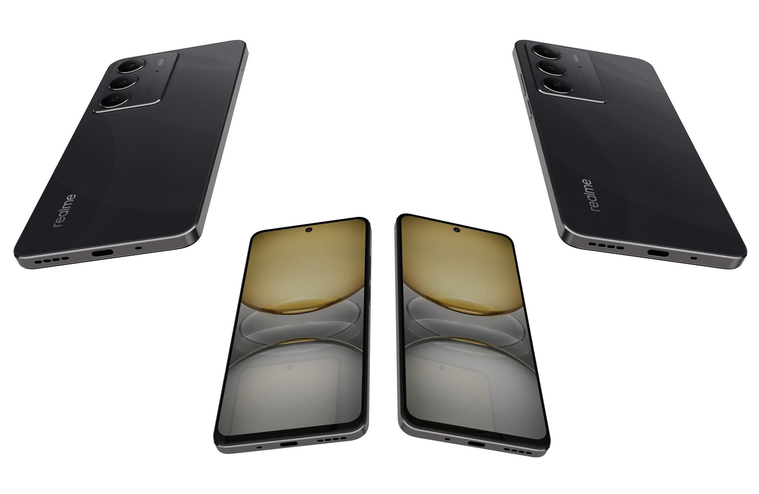 Realme C75 Black 3D model_5