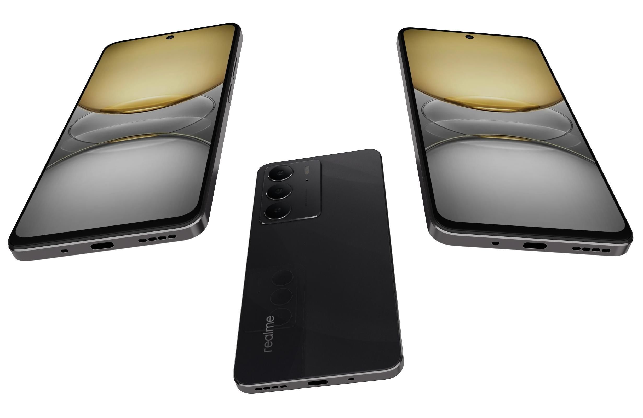 Realme C75 Black 3D model_2