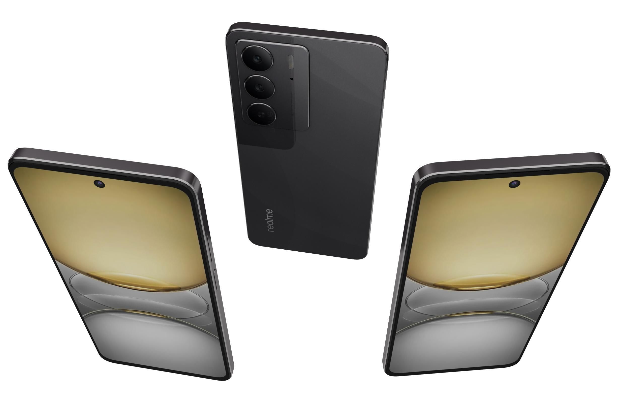 Realme C75 Black 3D model_1