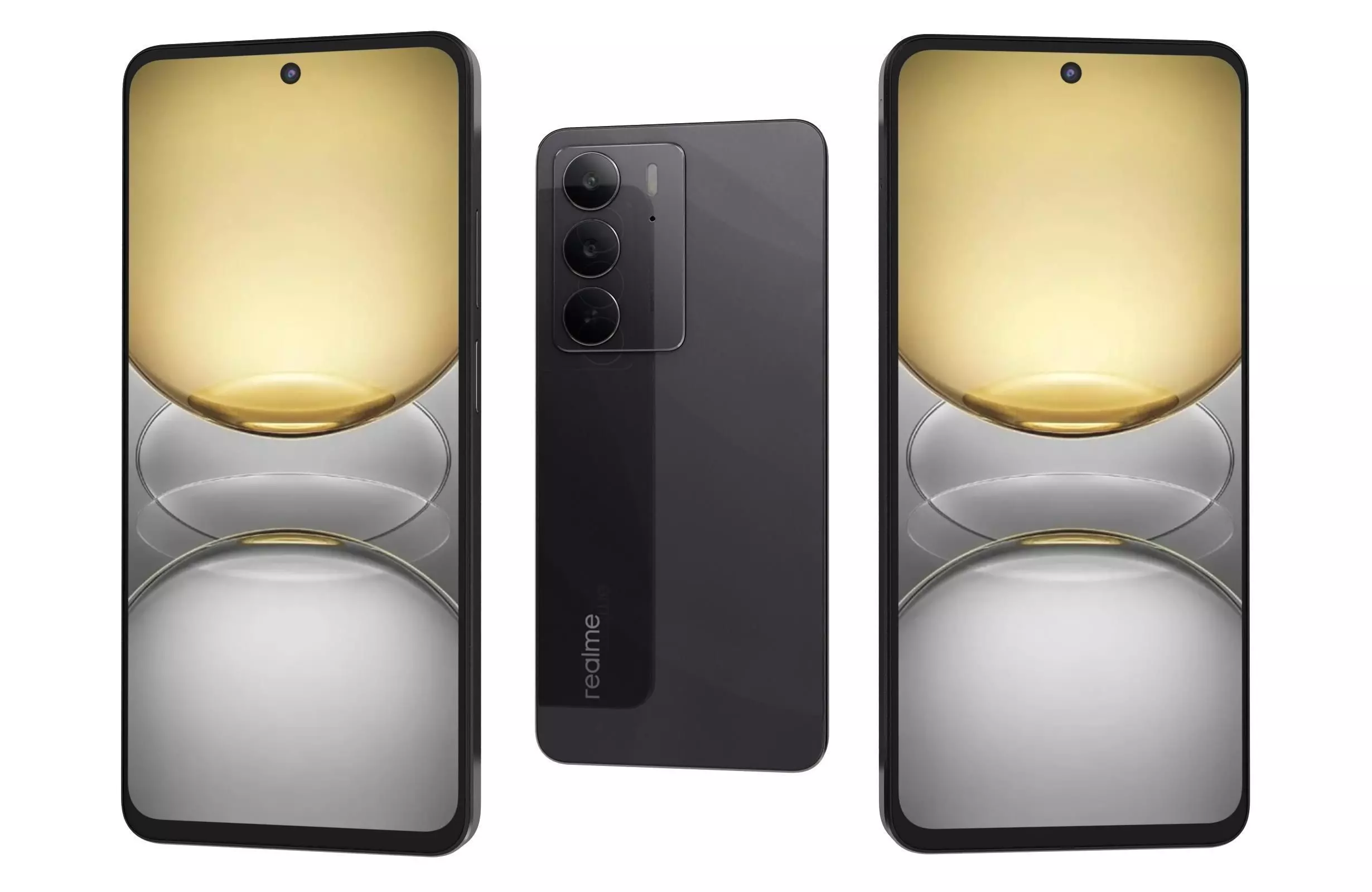 Realme C75 Black 3D model_0