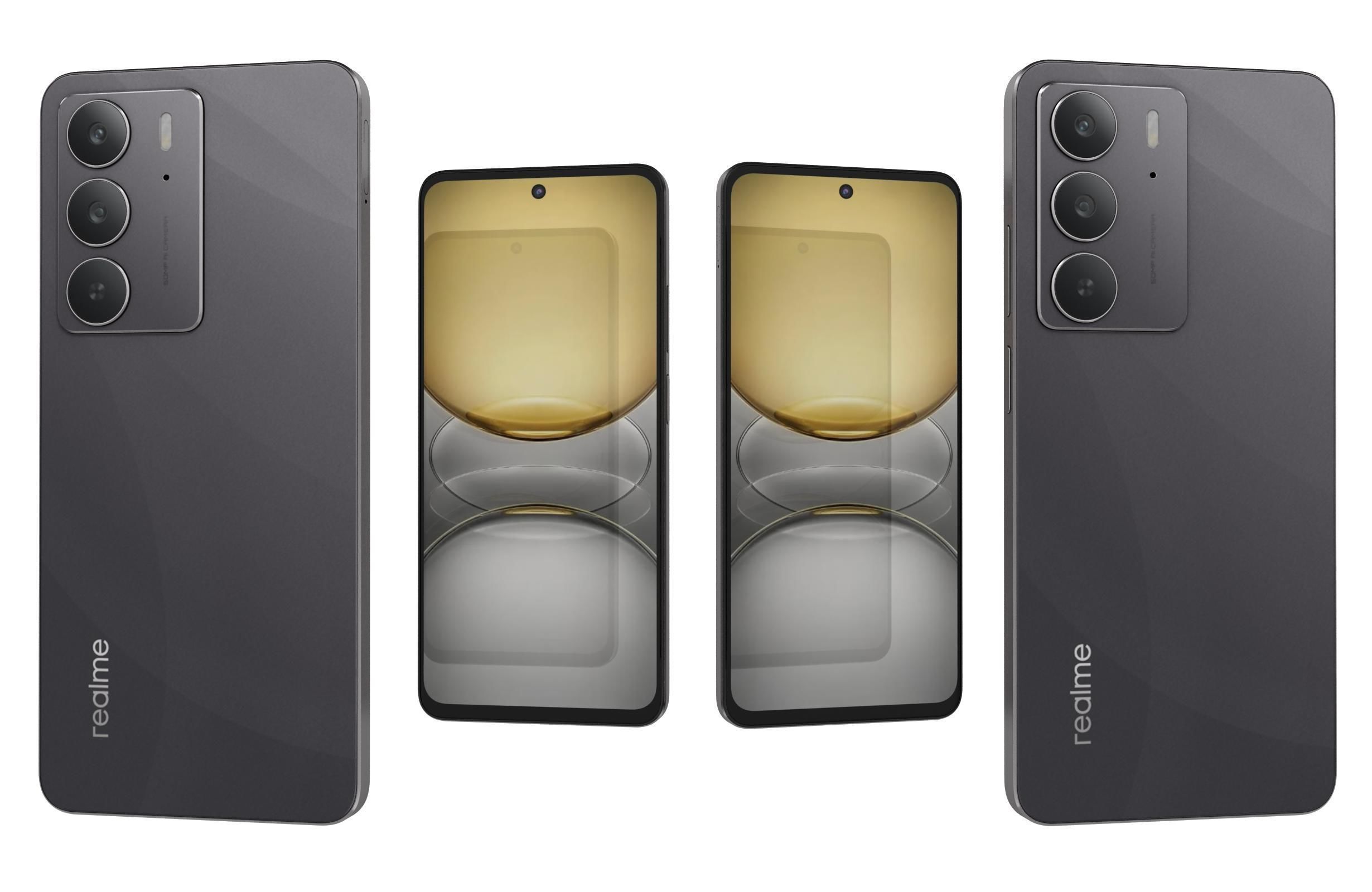 Realme C75 Black 3D model_3