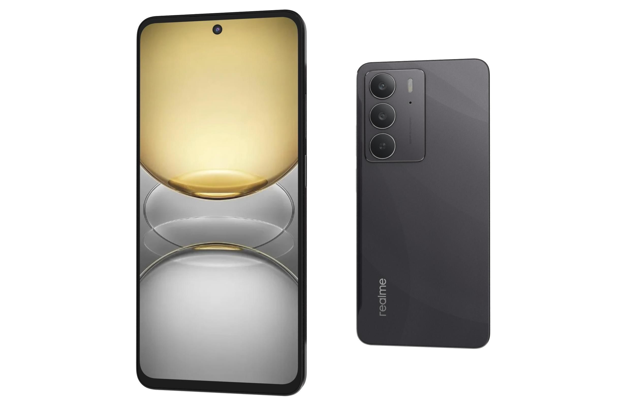 Realme C75 Black 3D model_6
