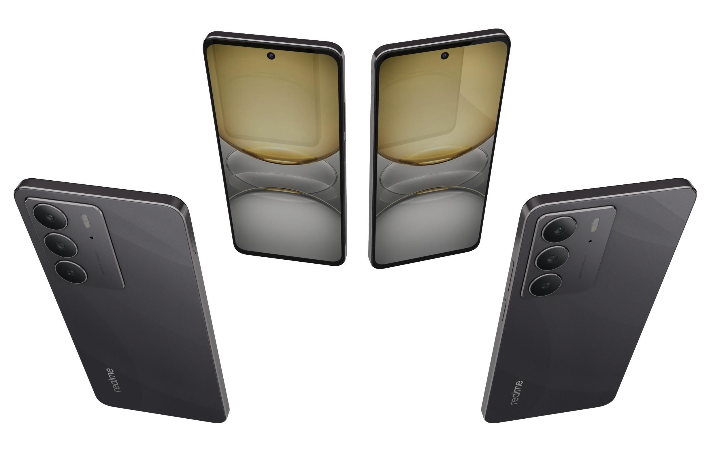 Realme C75 Black 3D model_4