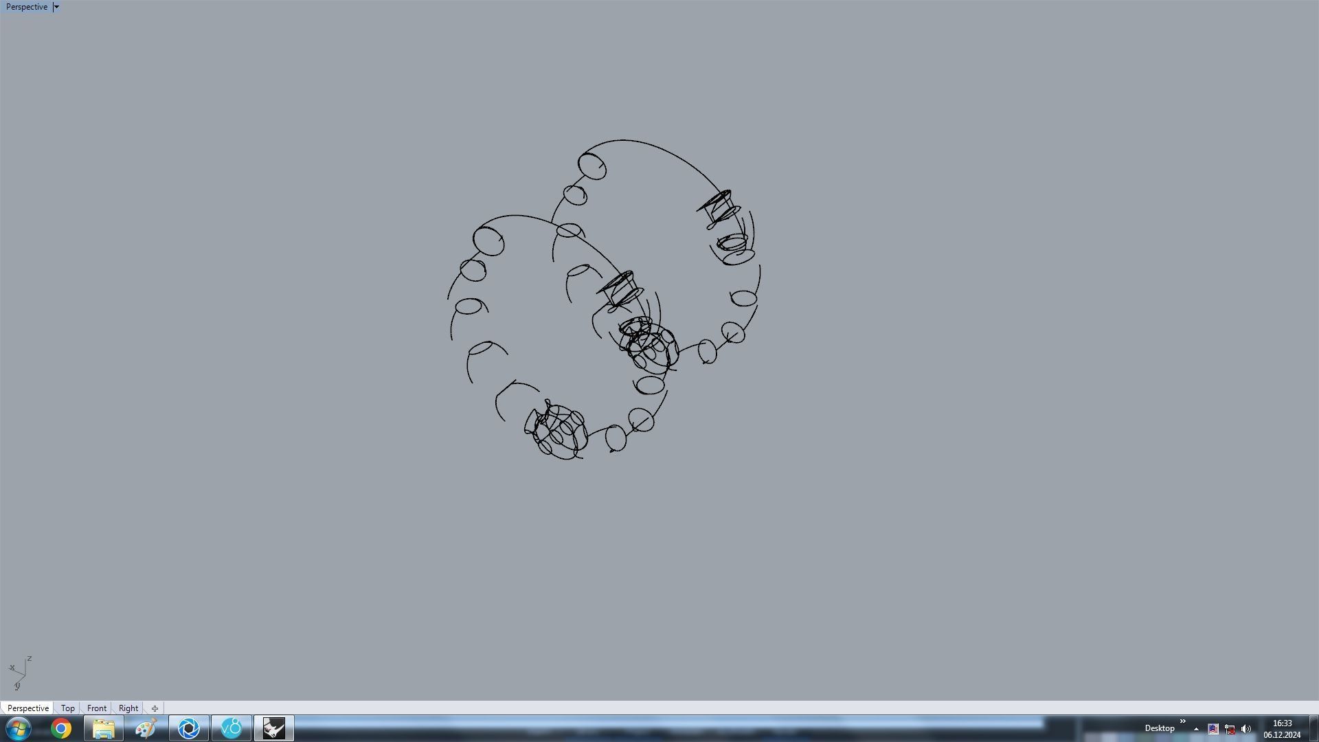 Hoop Earring 3D print model_4