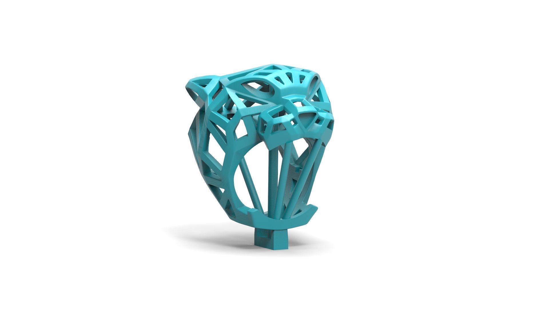 Panthre Ring 3D print model 3D print model_3