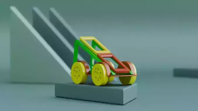 Car Toy Low-Poly