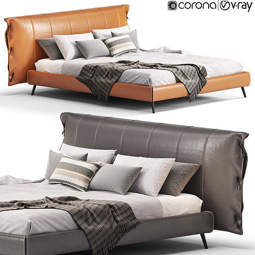Bonaldo Cuff Bed 3D model