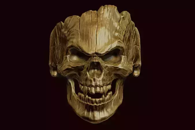 SKULL RING 3D print model