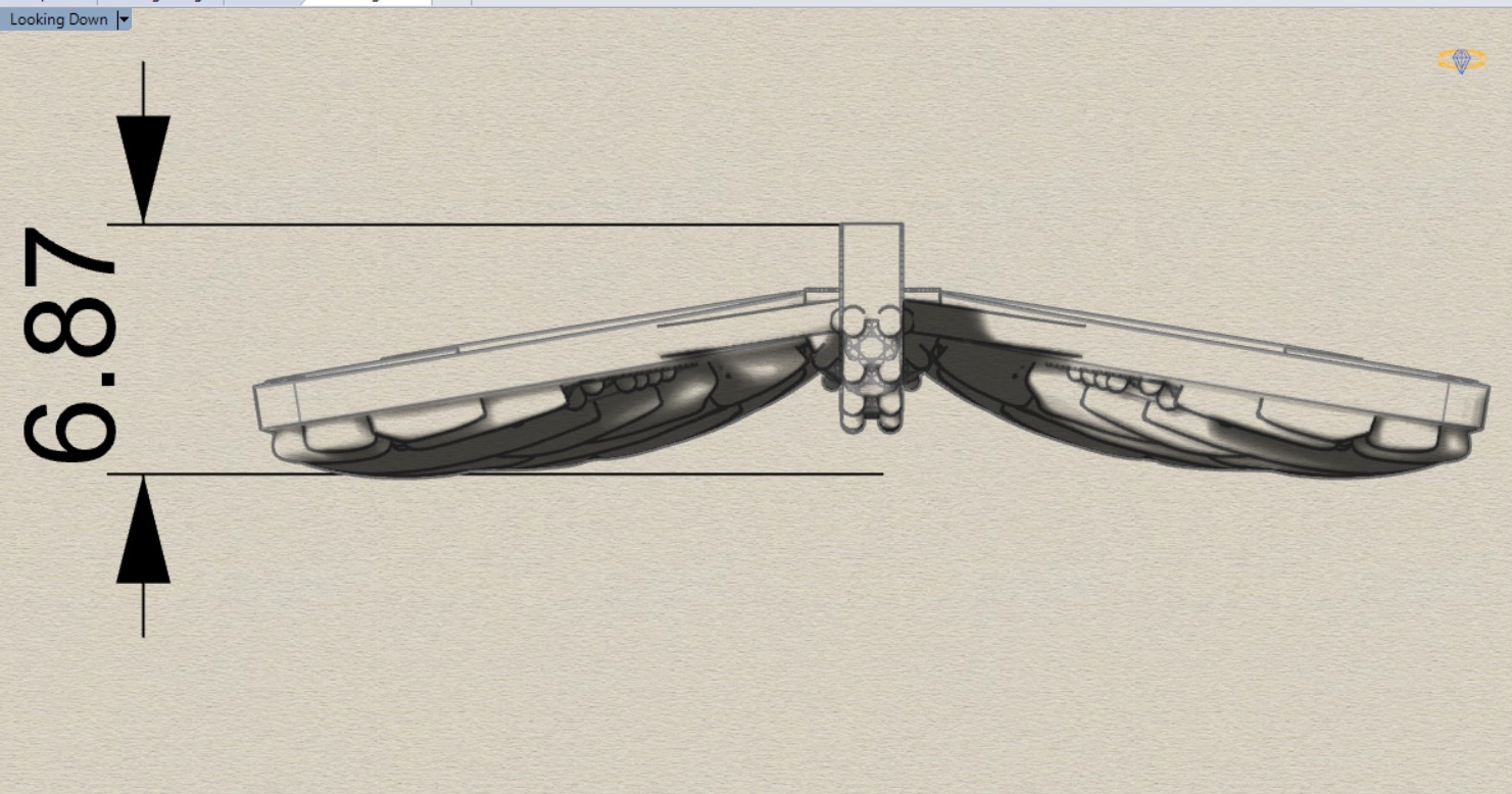 gold butterfly pendant jp0098 3D print model_11