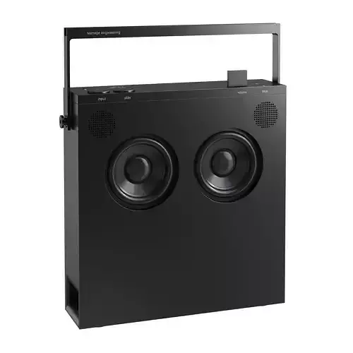 OB-4 Bluetooth Loudspeaker Black by Teenage Engineering