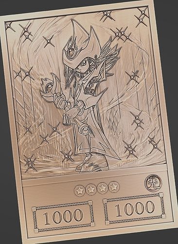 Silent Magician LV4 - anime version - yu-gi-oh Free 3D print model
