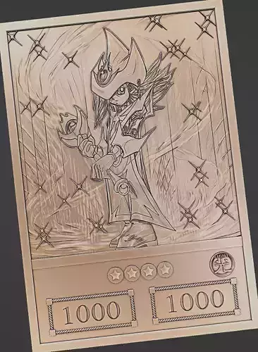 Silent Magician LV4 - anime version - yu-gi-oh