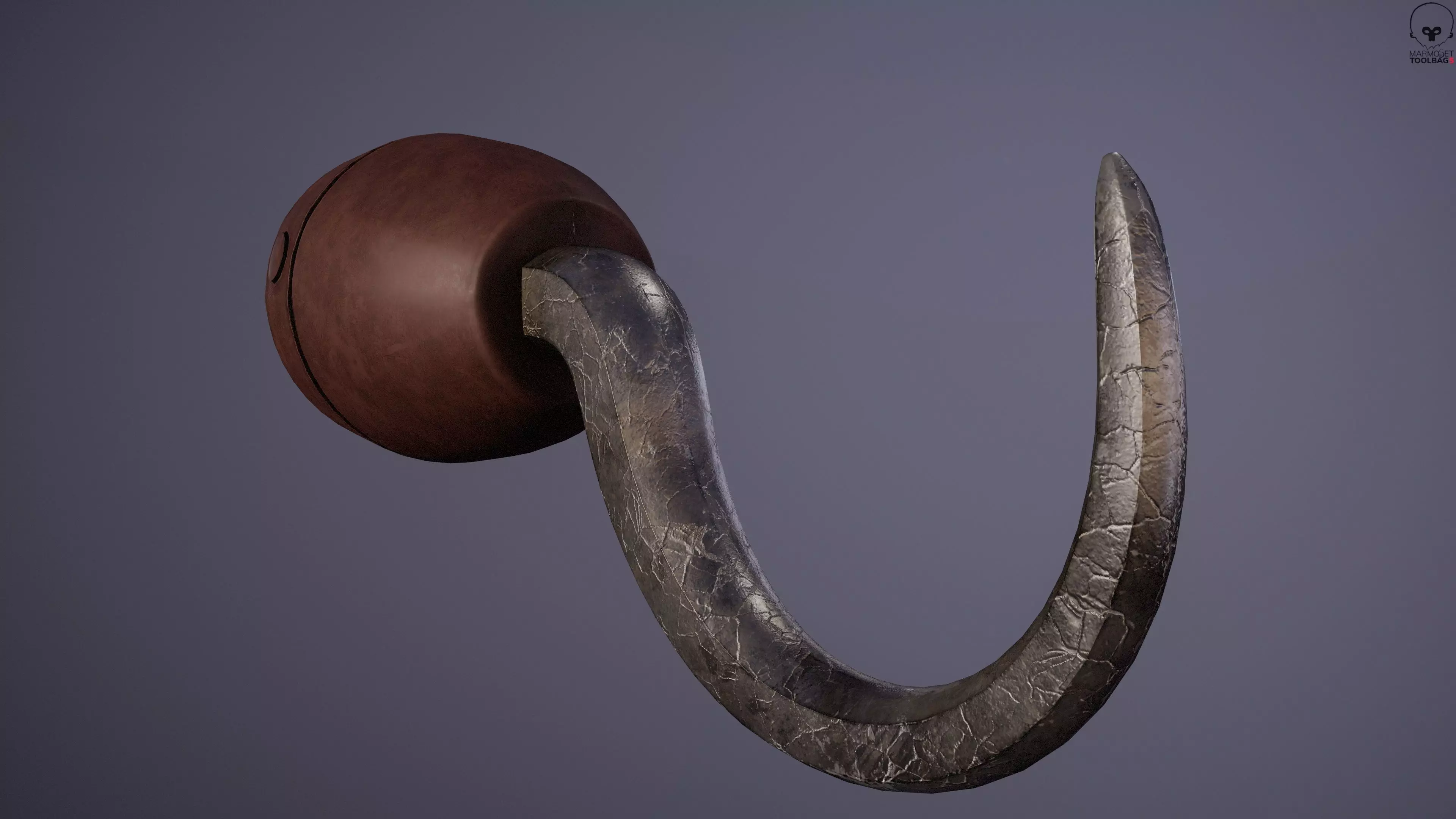 Hand Hook Free low-poly 3D model_0