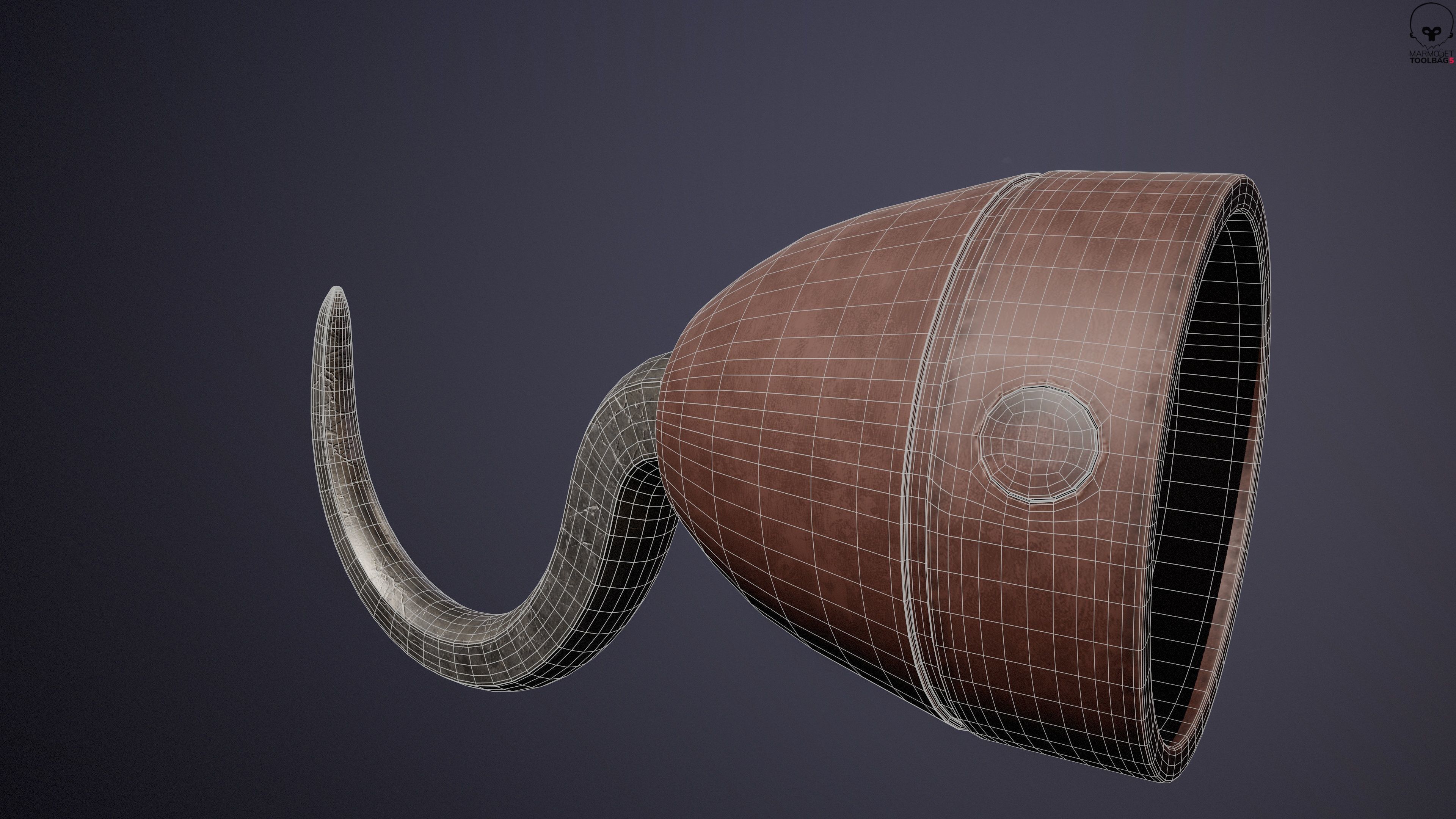 Hand Hook Free low-poly 3D model_1